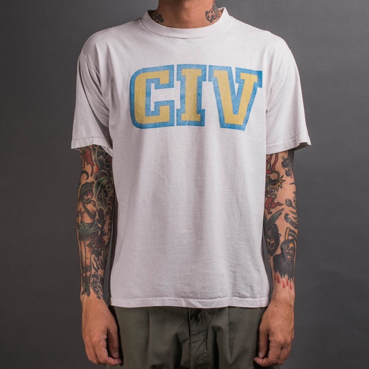 Vintage 1995 CIV Revelation Records Logo T-Shirt