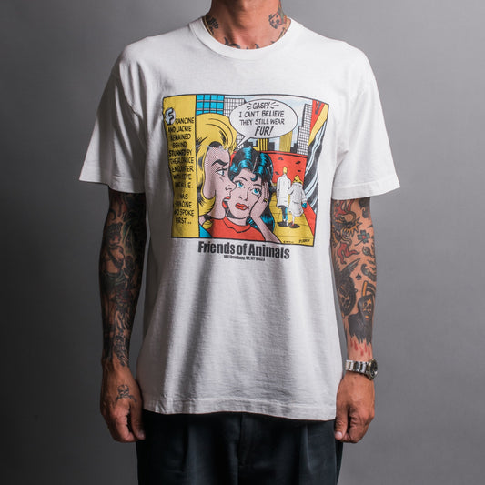 Vintage 1990 Friends Of Animals T-Shirt