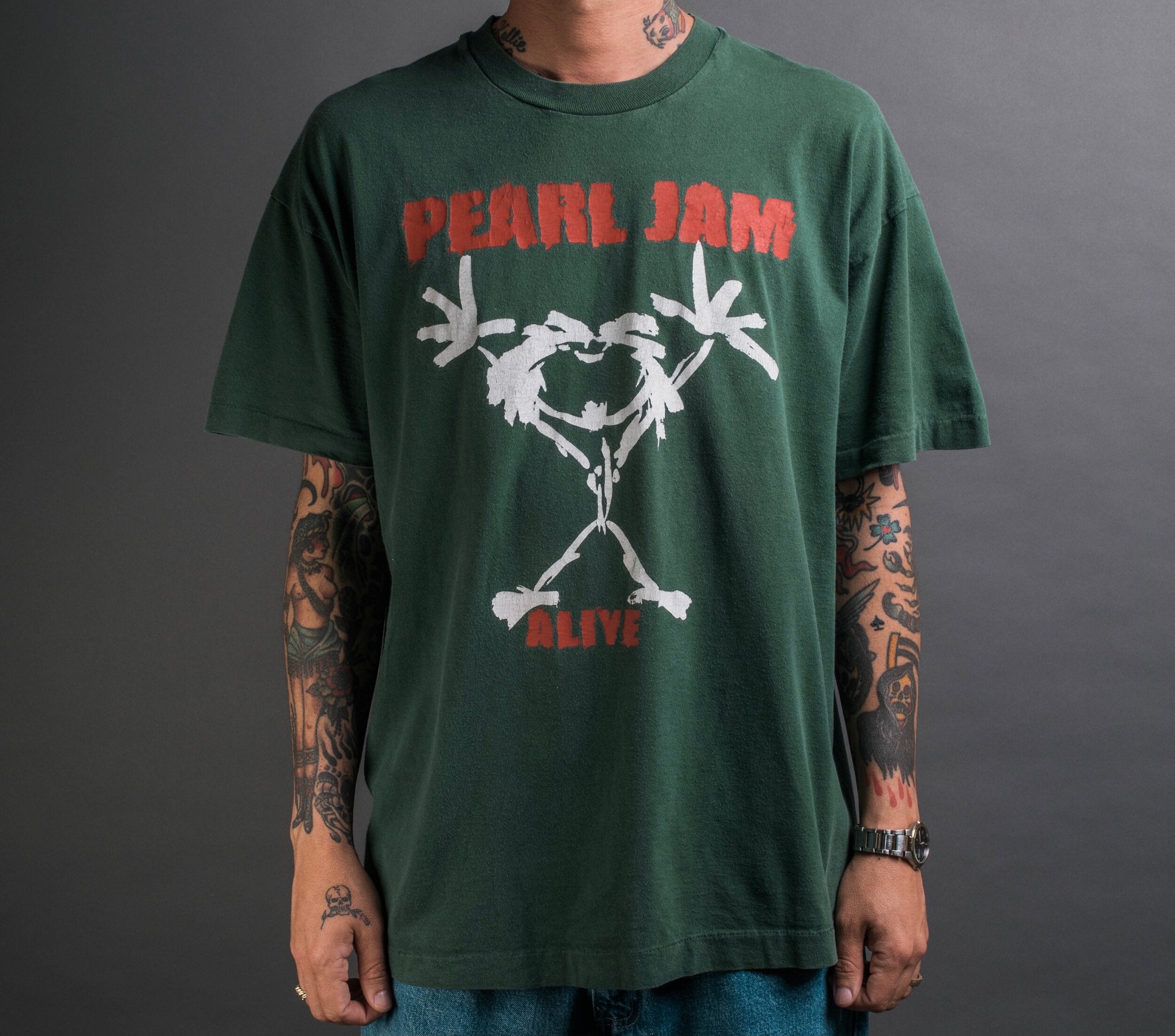 Vintage 90 s Pearl Jam Alive T Shirt Mills Vintage USA Vintage 90 s Pearl Jam Alive T Shirt Mills Vintage USA
