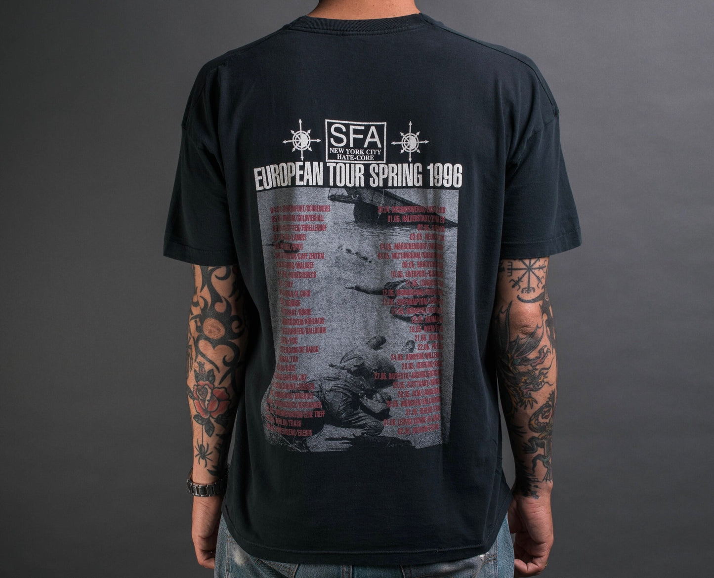 Vintage 1996 SFA European Tour T-Shirt