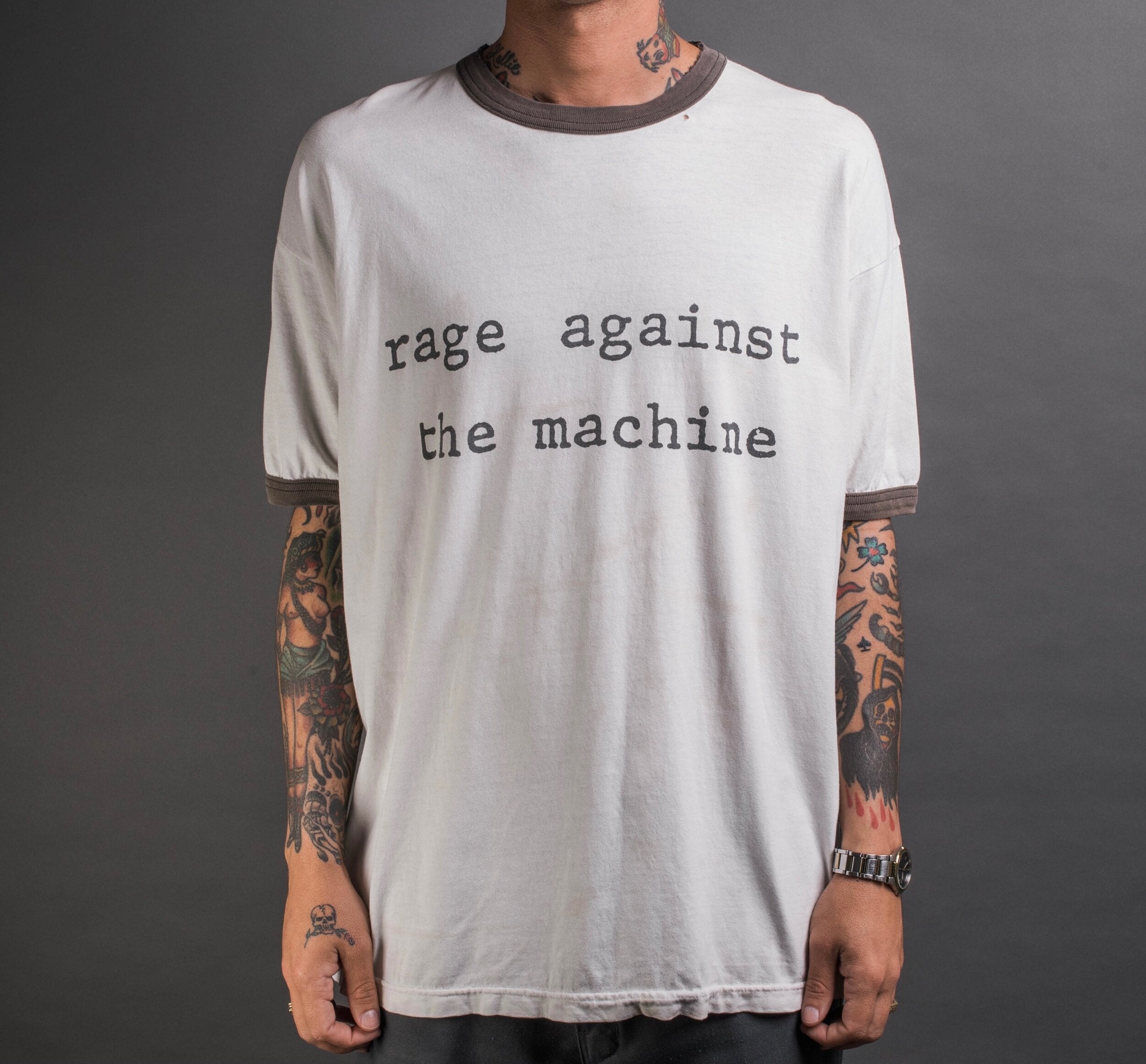 Vintage 90’s Rage Against The Machine Ringer T-Shirt
