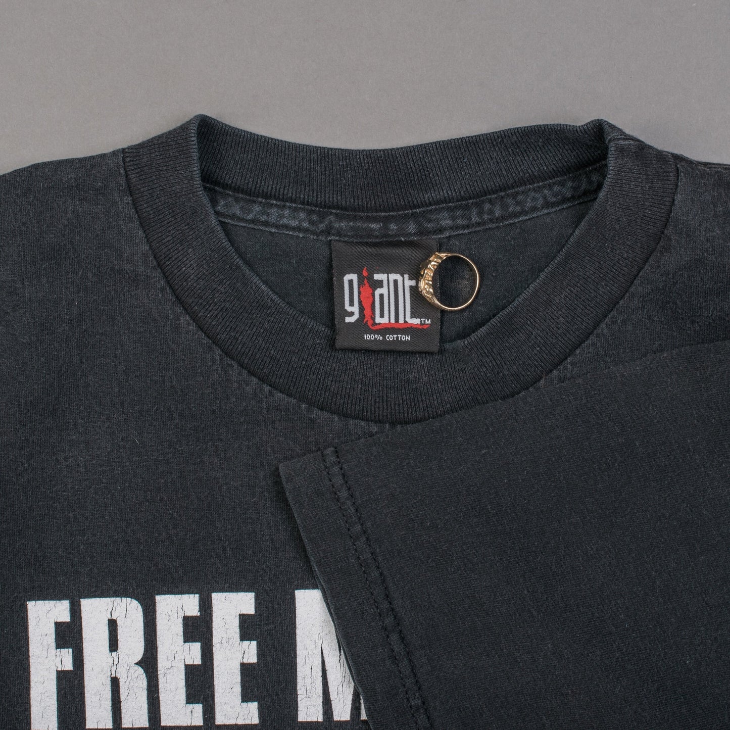 Vintage 1999 Free Mumia Abu-Jamal Benefit Show T-Shirt