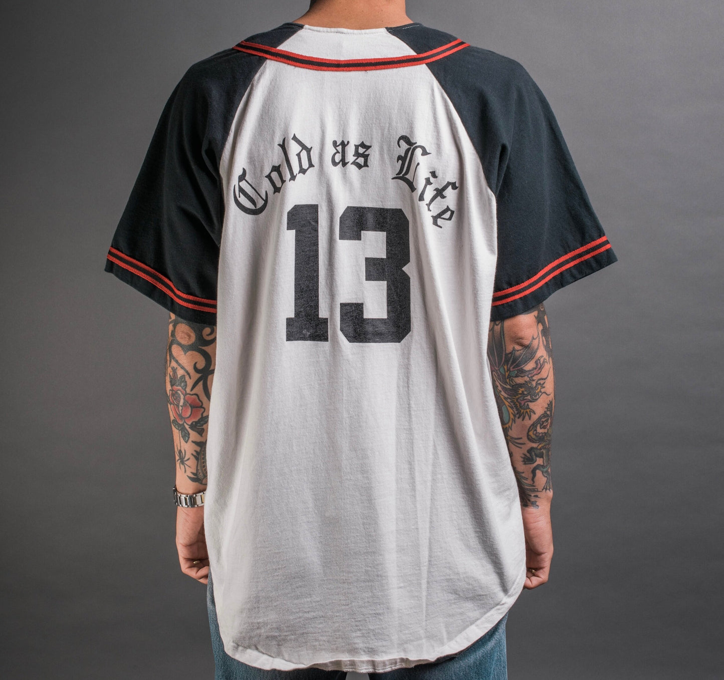 Vintage 1999 Cold As Life Baseball Jersey