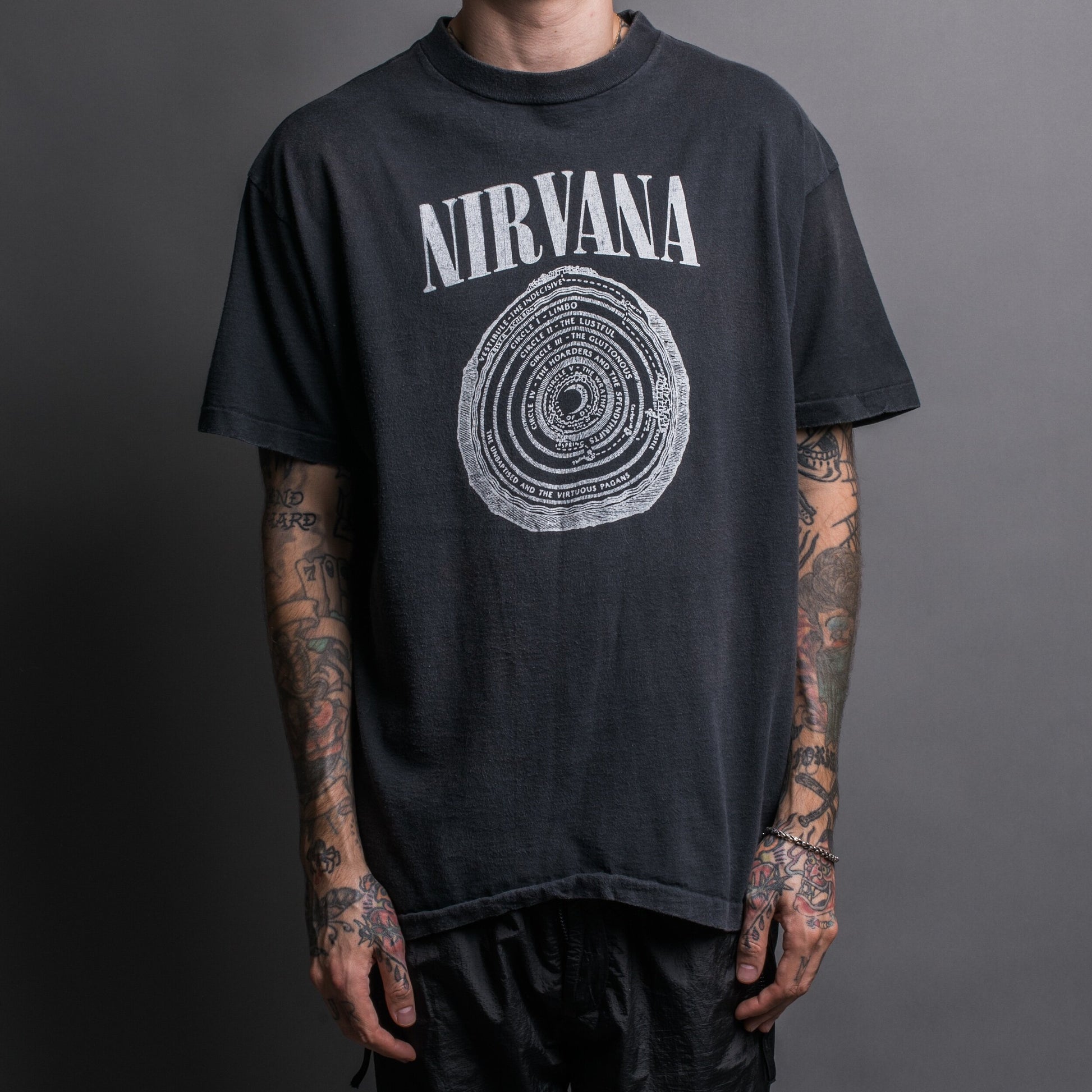 nirvana circle shirt