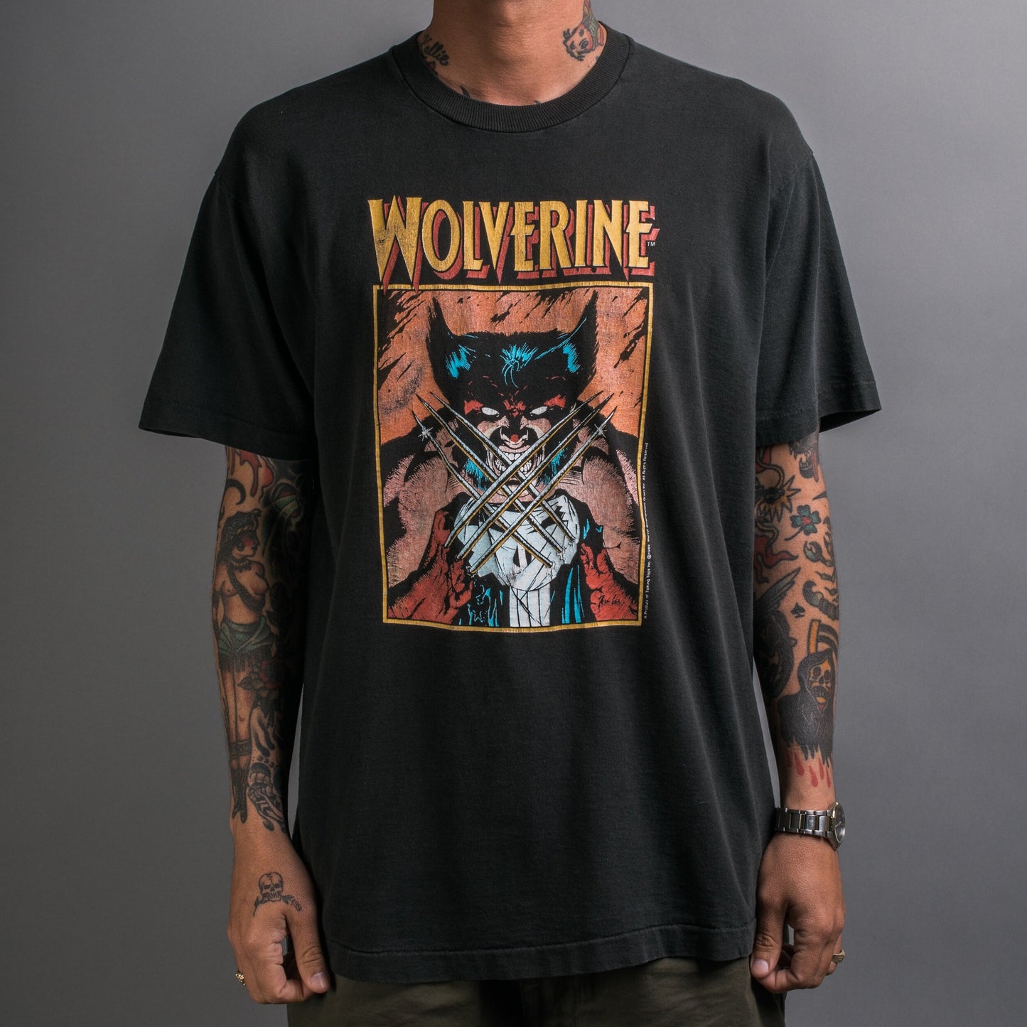 Vintage 1989 Wolverine X Punisher T-Shirt