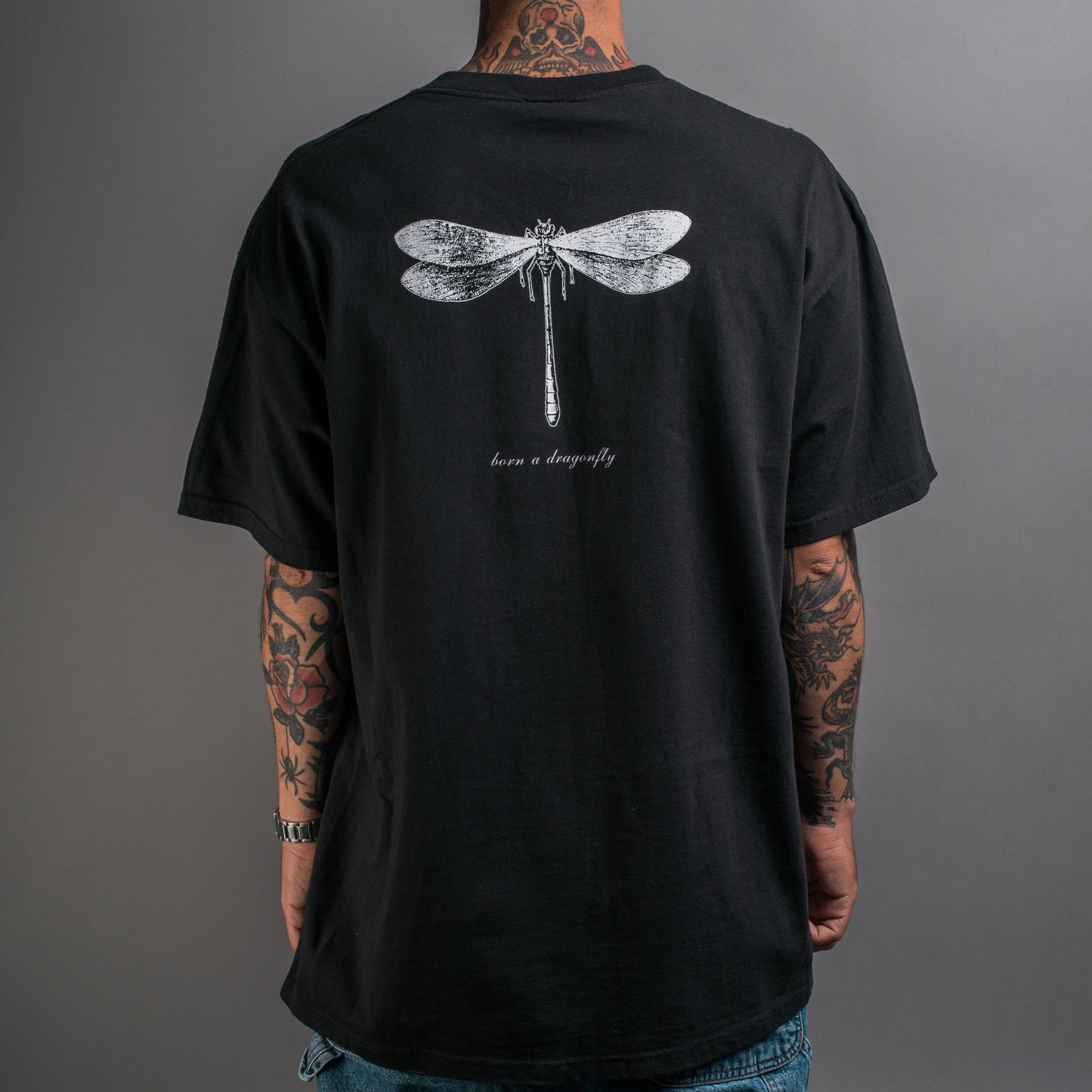 Vintage 1998 Clutch Born A Dragonfly T-Shirt
