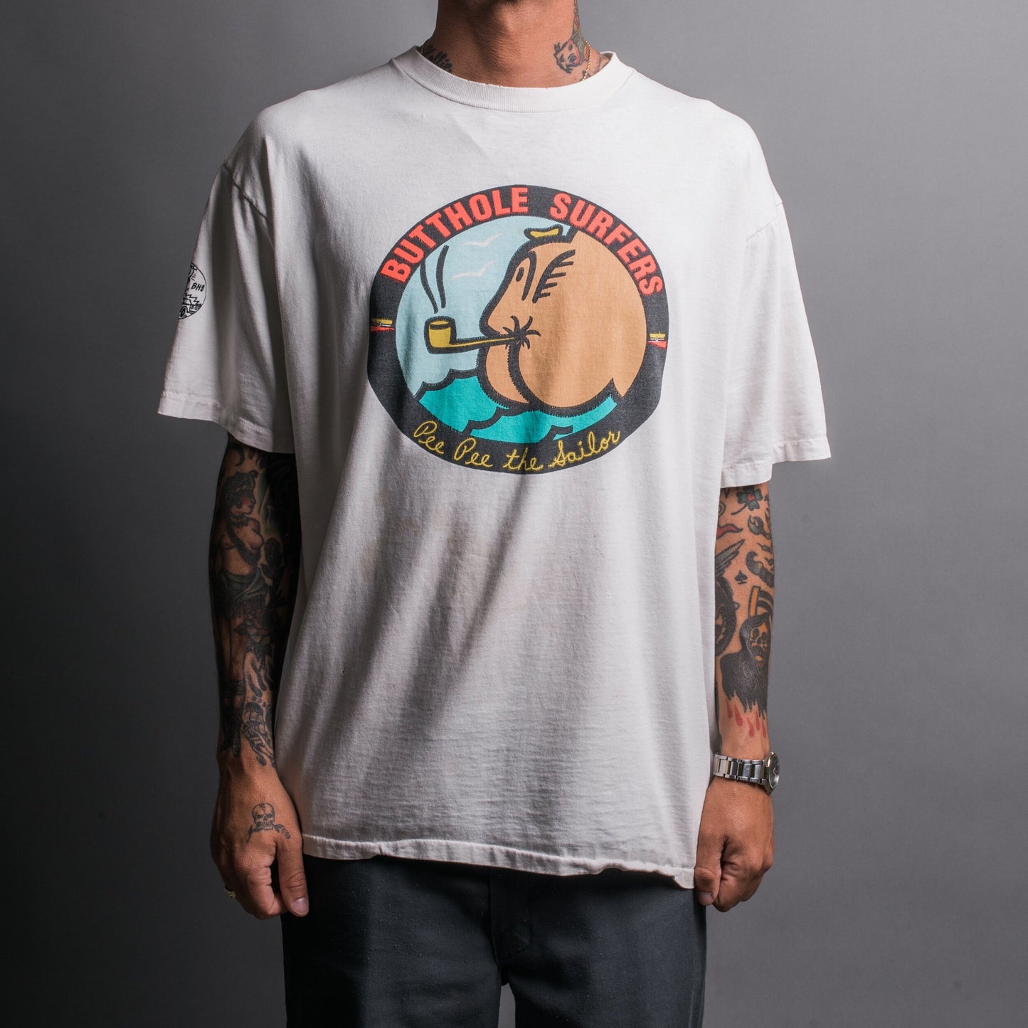 Vintage 90’s Butthole Surfers Pee Pee The Sailor T-Shirt