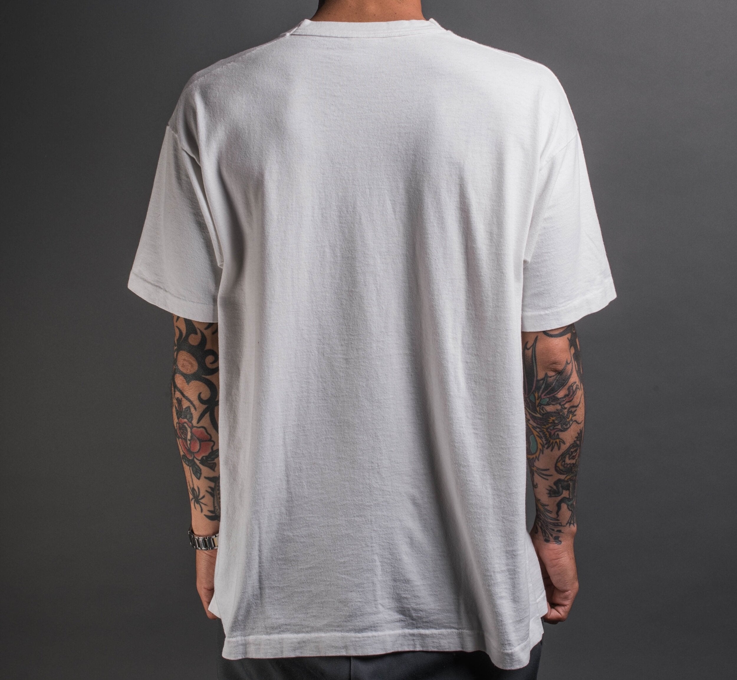 Vintage 1990 Human-I-Tees Nature Can't Be Restocked T-Shirt