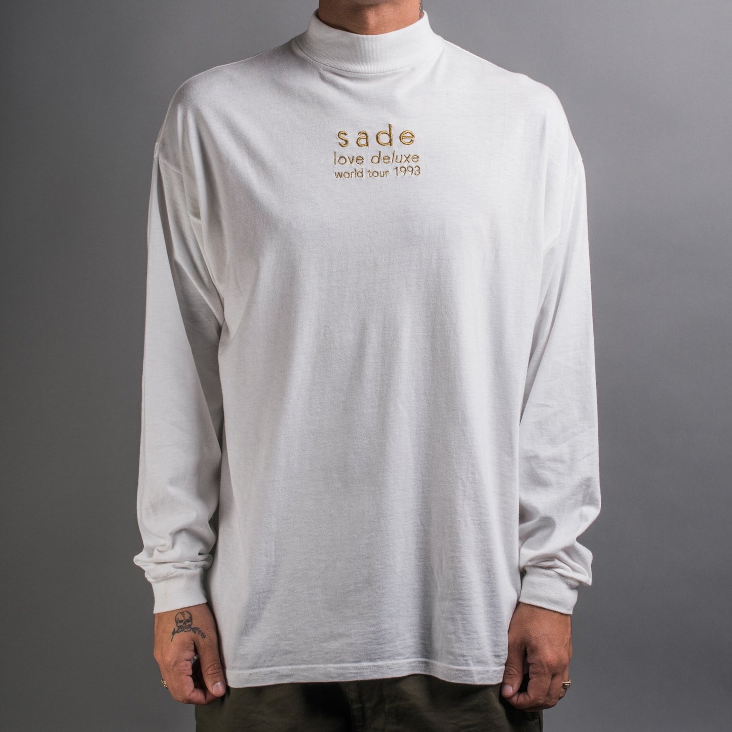 Vintage 1993 Sade Love Deluxe Tour Mock Neck Longsleeve