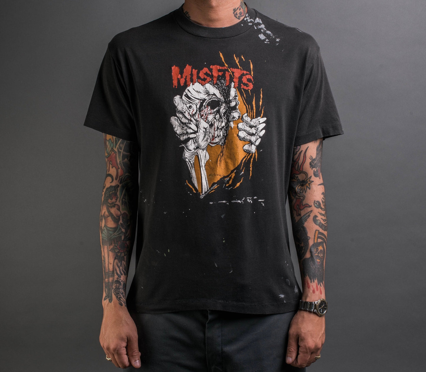 Vintage 80’s Misfits Pushead T-Shirt