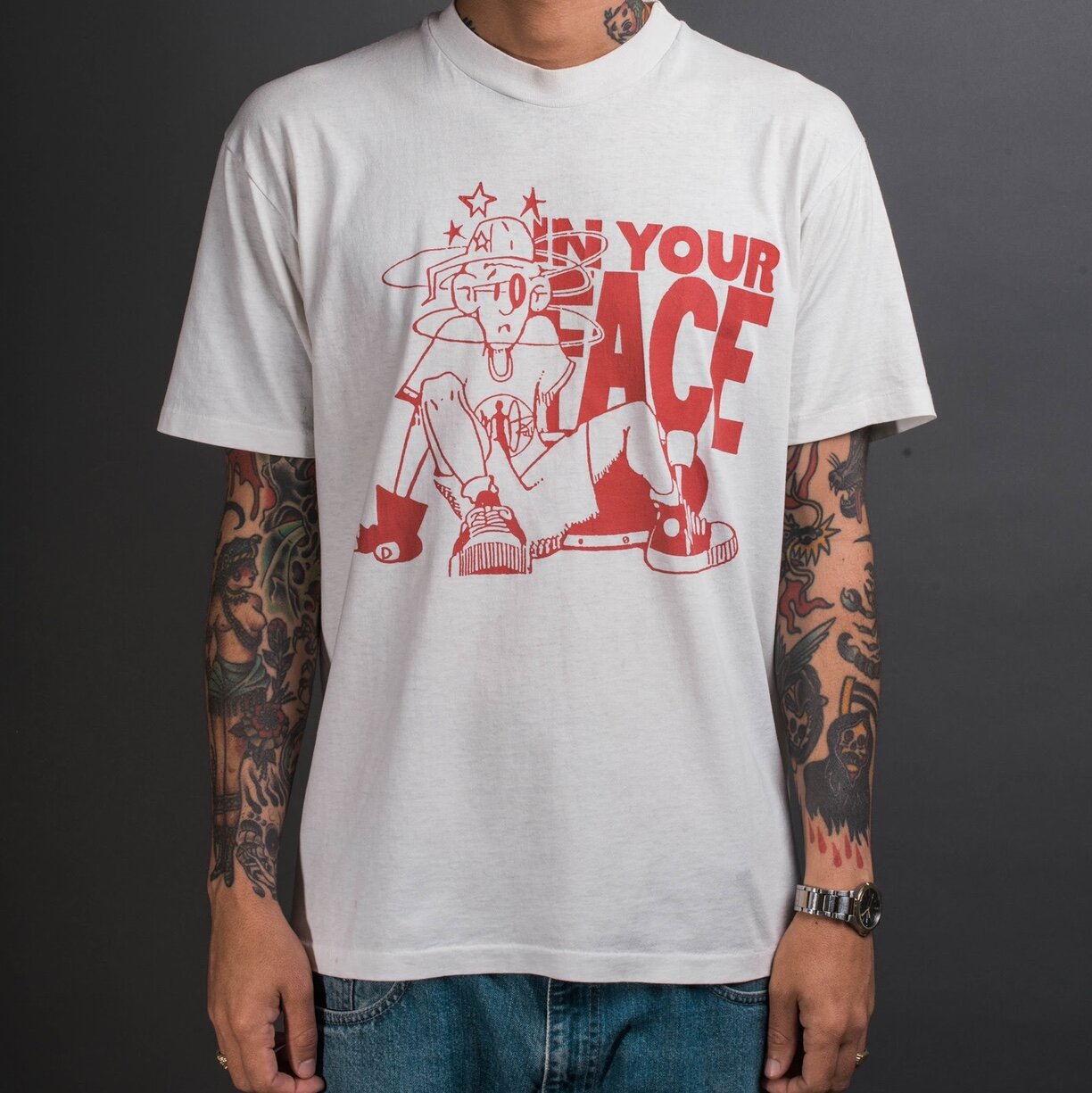 Vintage 80’s In Your Face T-Shirt