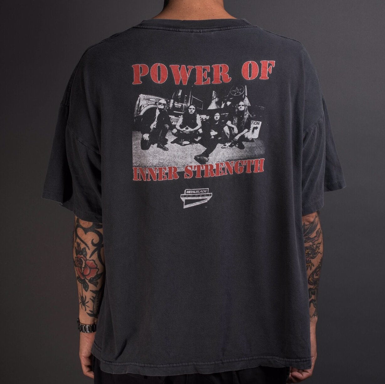 Vintage 90’s Grip Inc Power of Inner Strength T-Shirt