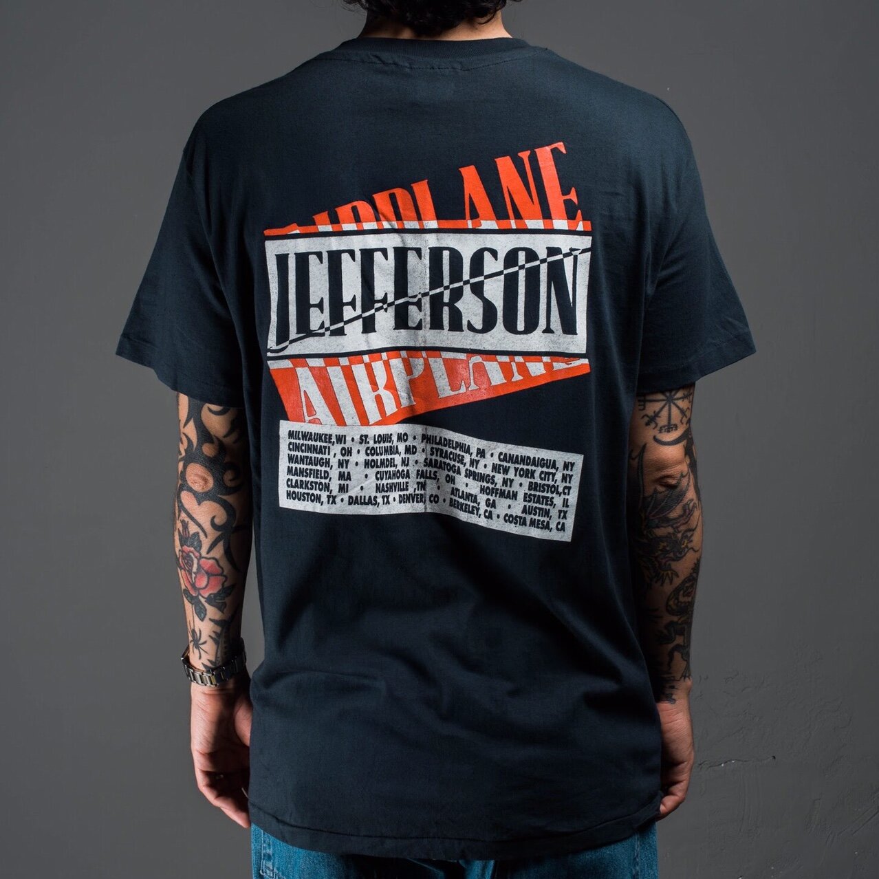 Vintage 80’s Jefferson Airplane Tour T-Shirt