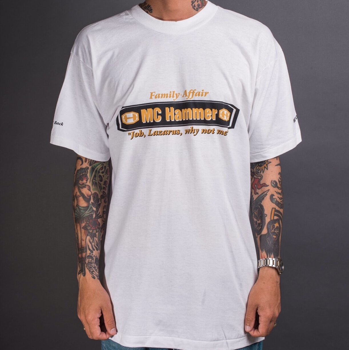 Vintage 90’s MC Hammer Family Affair 4-Sided T-Shirt