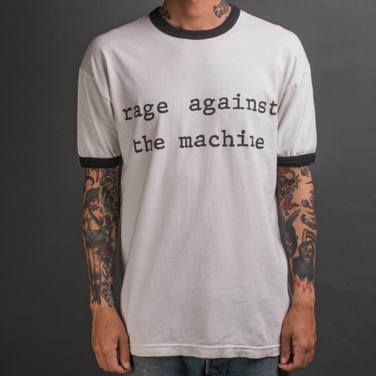 Vintage 90’s Rage Agains the Machine Ringer T-Shirt
