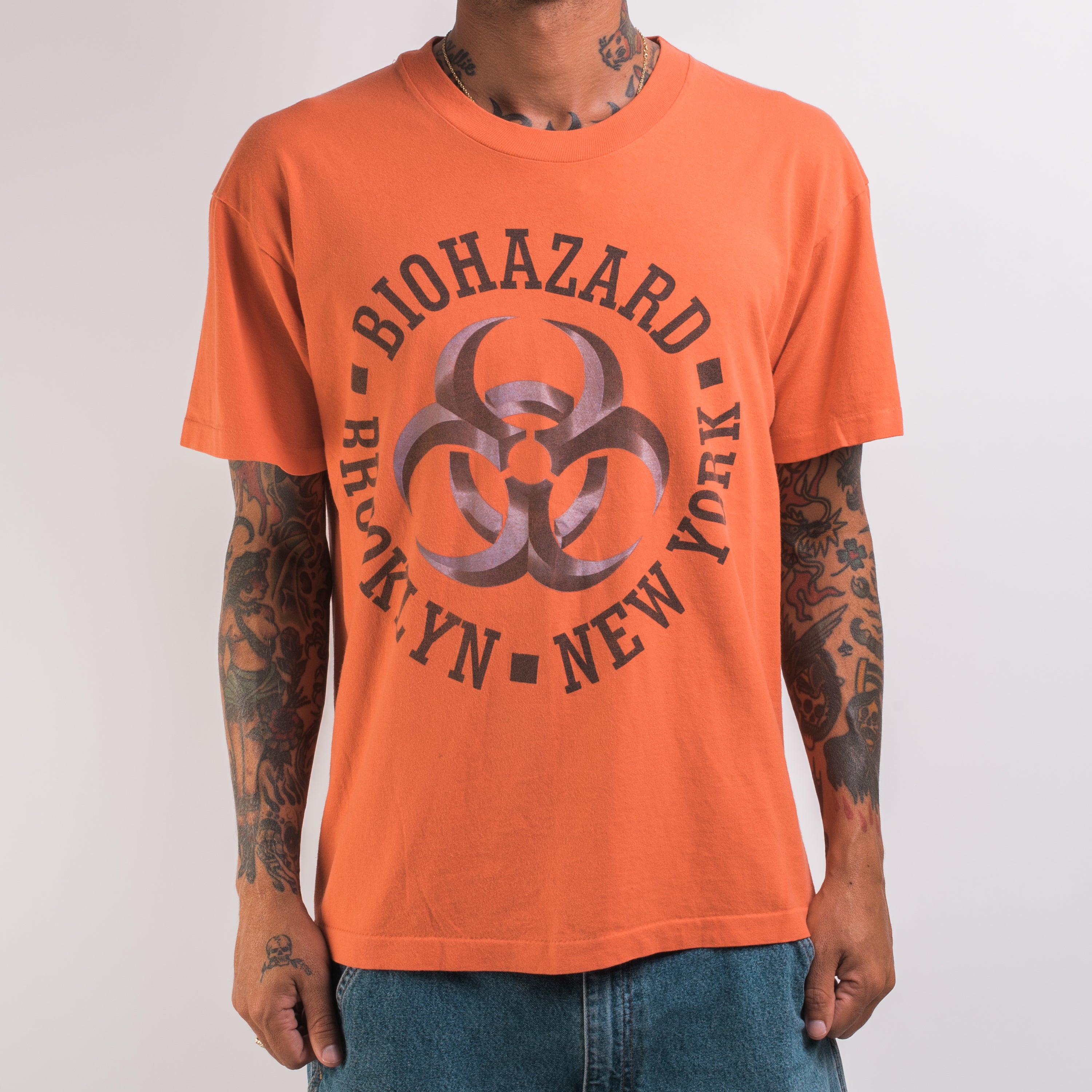 Biohazard Merch Vintage 90’s Biohazard T-Shirt – Mills Vintage USA