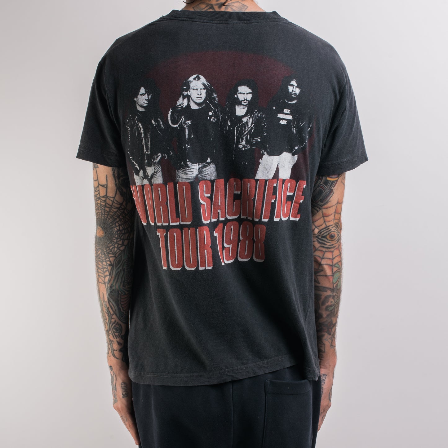 Vintage 1988 Slayer South Of Heaven World Sacrifice Tour T-Shirt ...