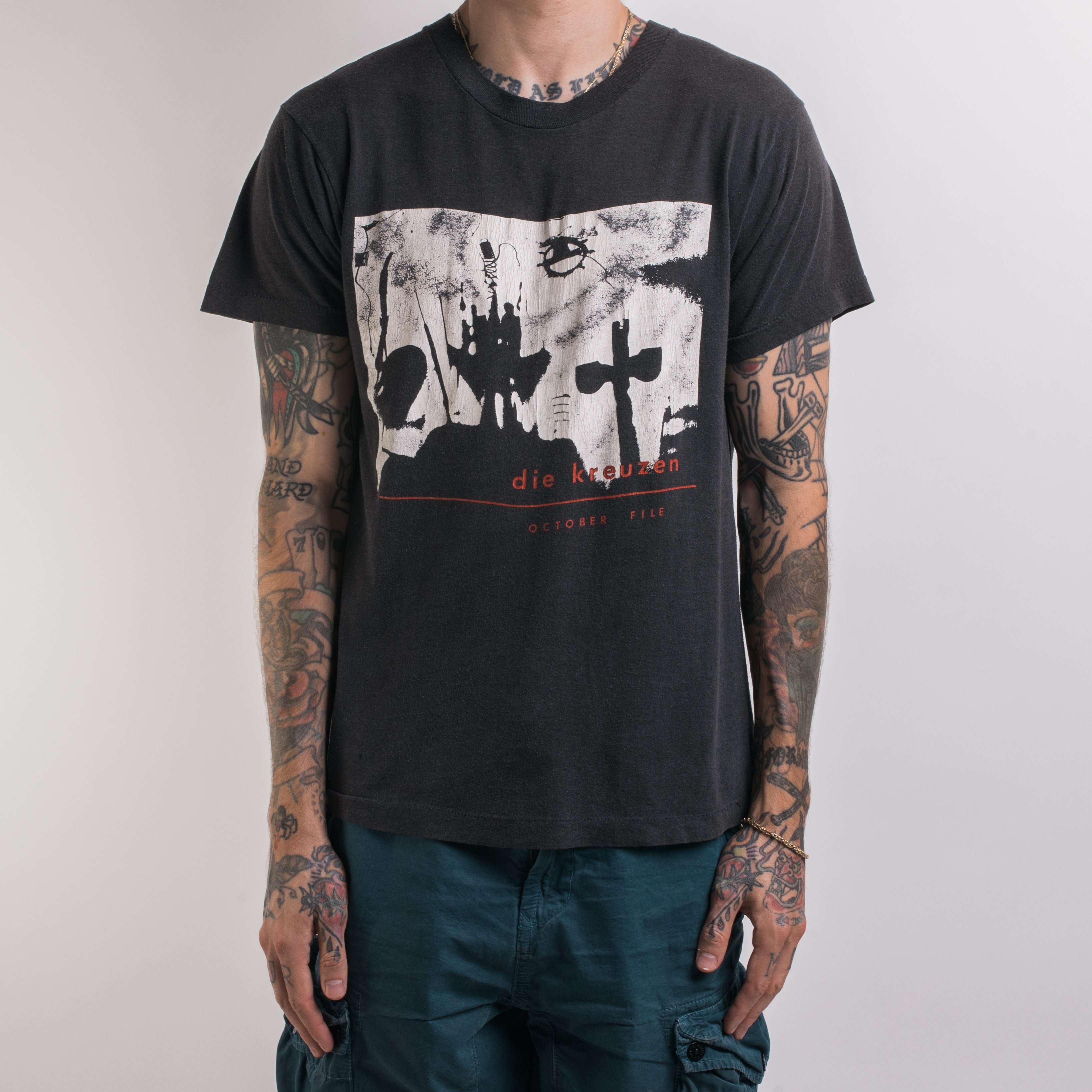 October File Band Vintage 80’s Die Kreuzen October File T-Shirt – Mills Vintage USA