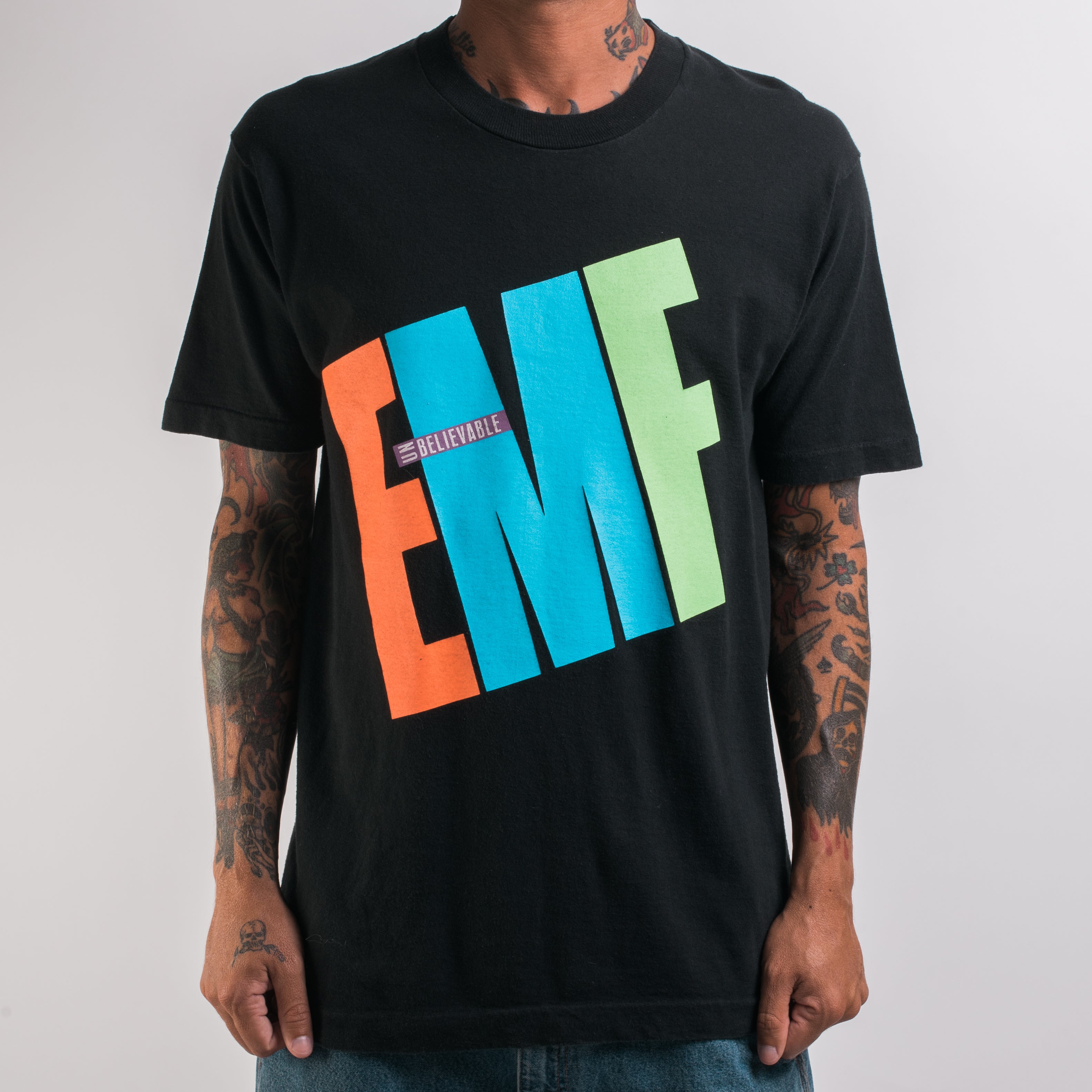 Vintage 90’s EMF Unbelievable T-Shirt – Mills Vintage USA