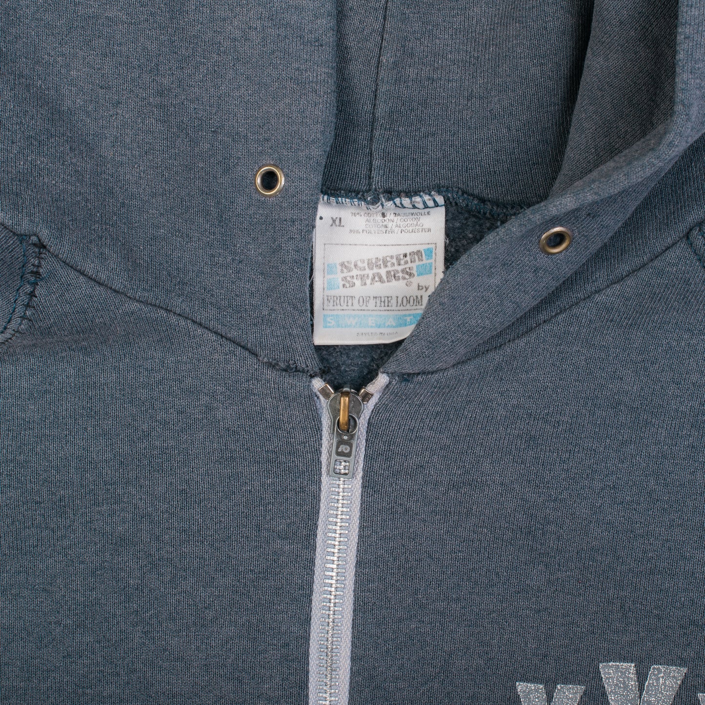 Vintage 90’s Battery Drug Free Youth Zip Up Hoodie