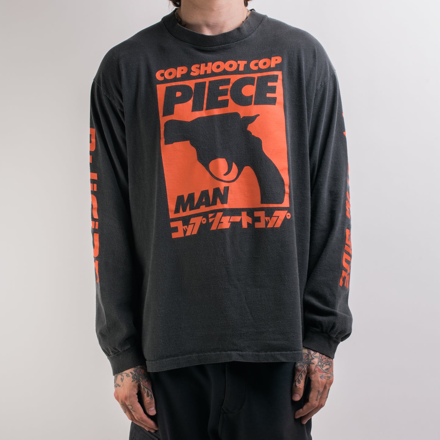 Vintage 90’s Cop Shoot Cop Piece Man Tour Longsleeve