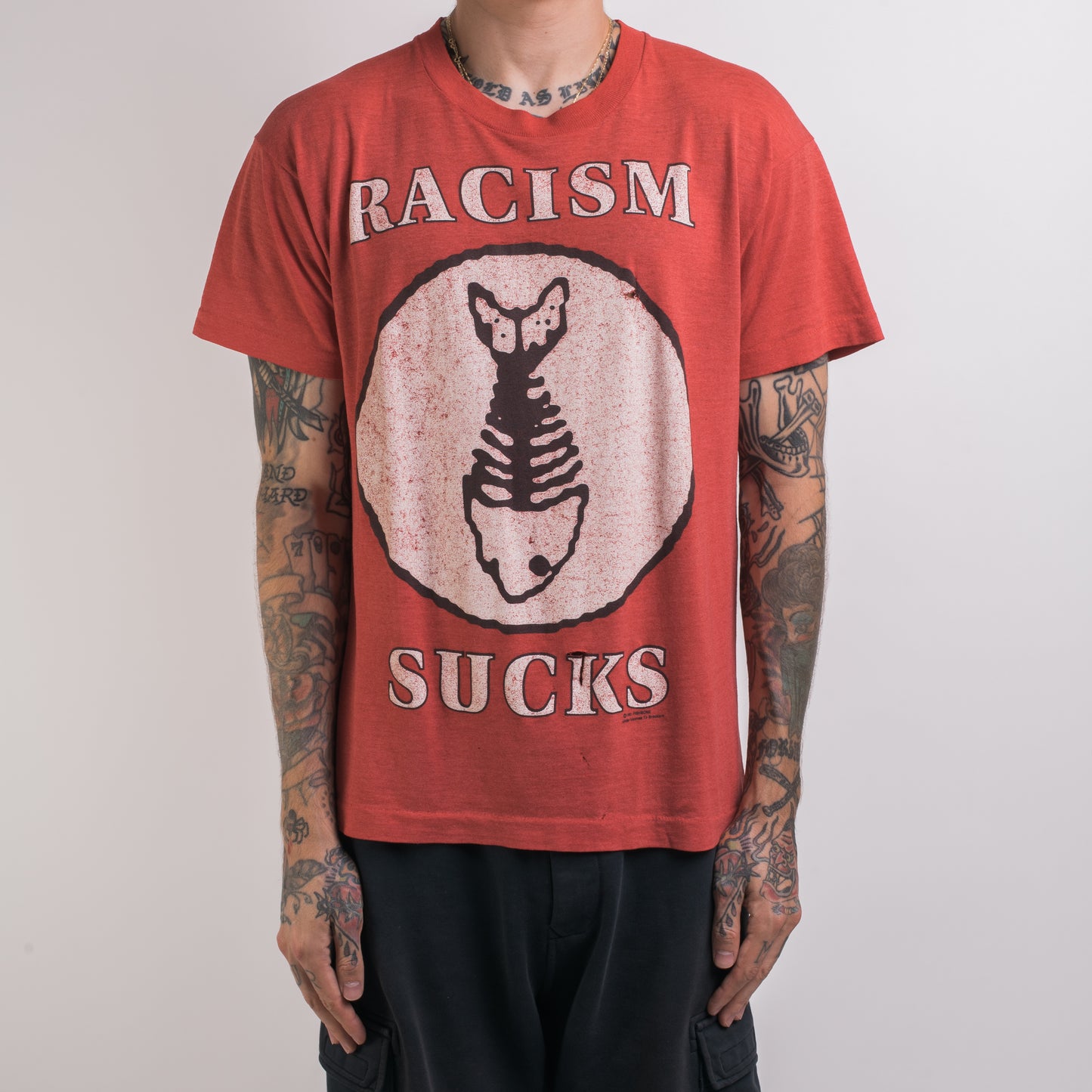 Vintage 1991 Fishbone Racism Sucks T-Shirt