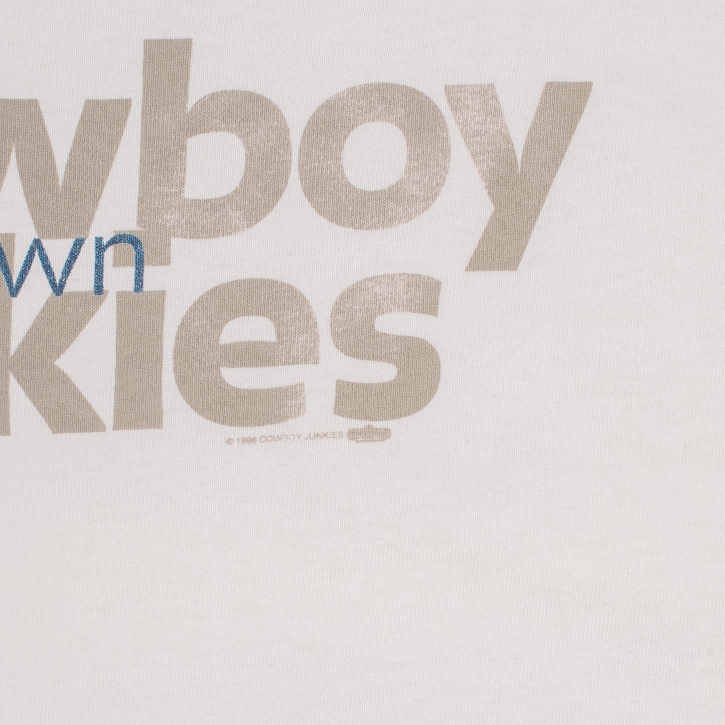 Vintage 1996 Cowboy Junkies T-Shirt