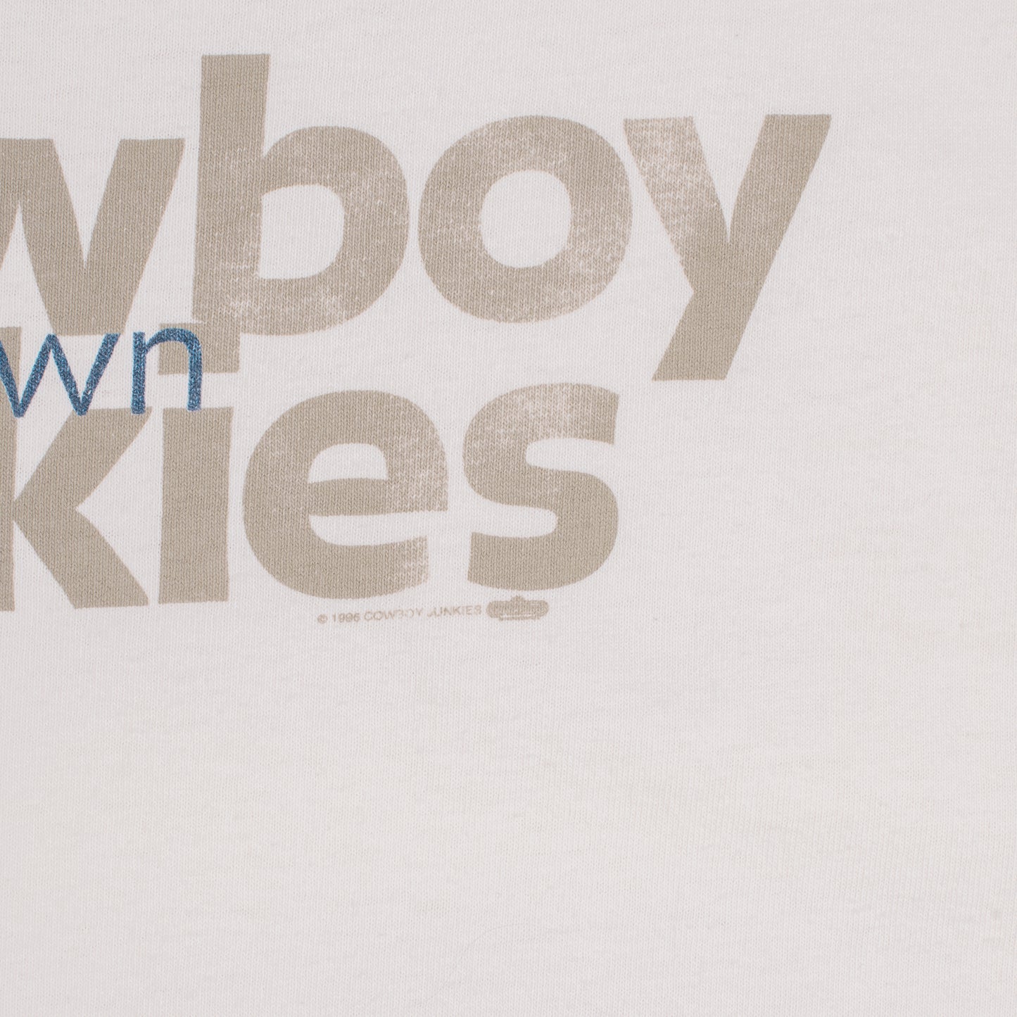 Vintage 1996 Cowboy Junkies T-Shirt