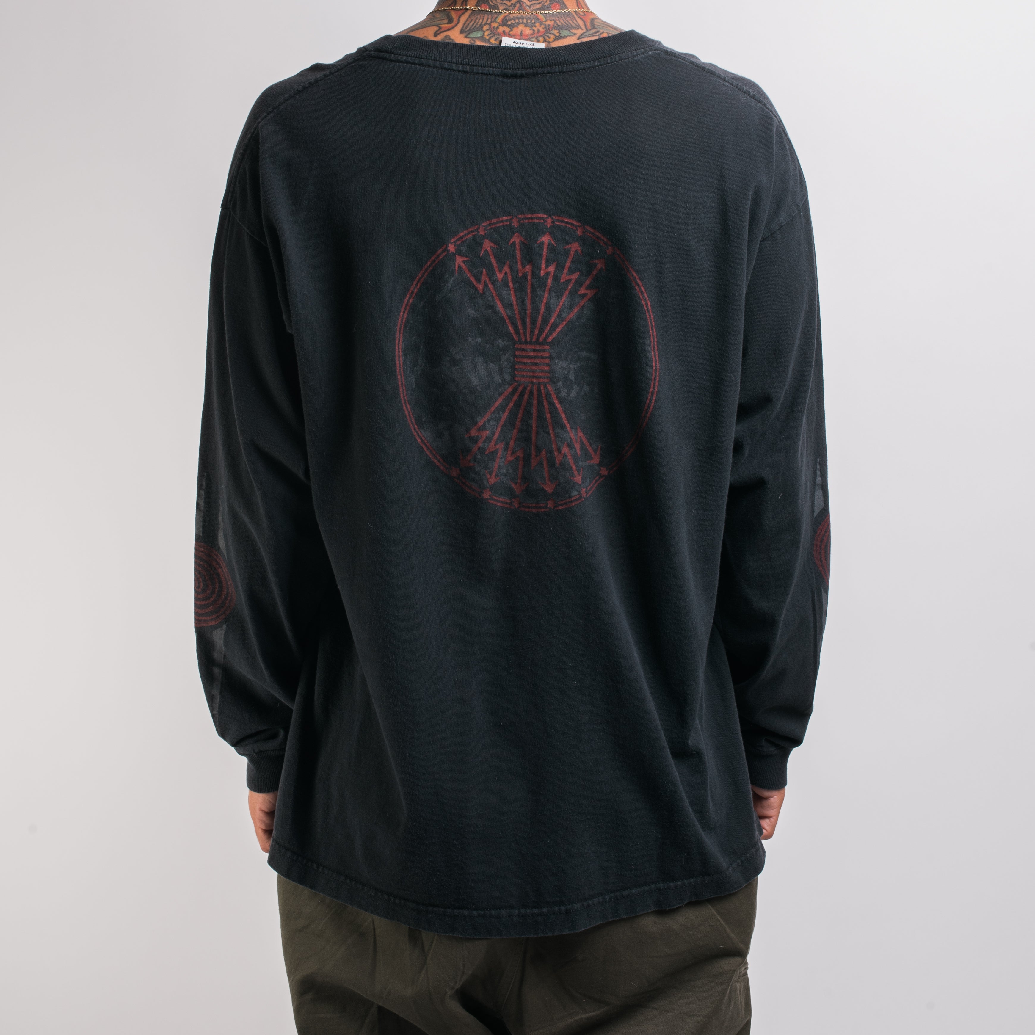 【YOURNUS】Solar Vintage Long Sleeve AthleticGrayBlackjackShirtBACK