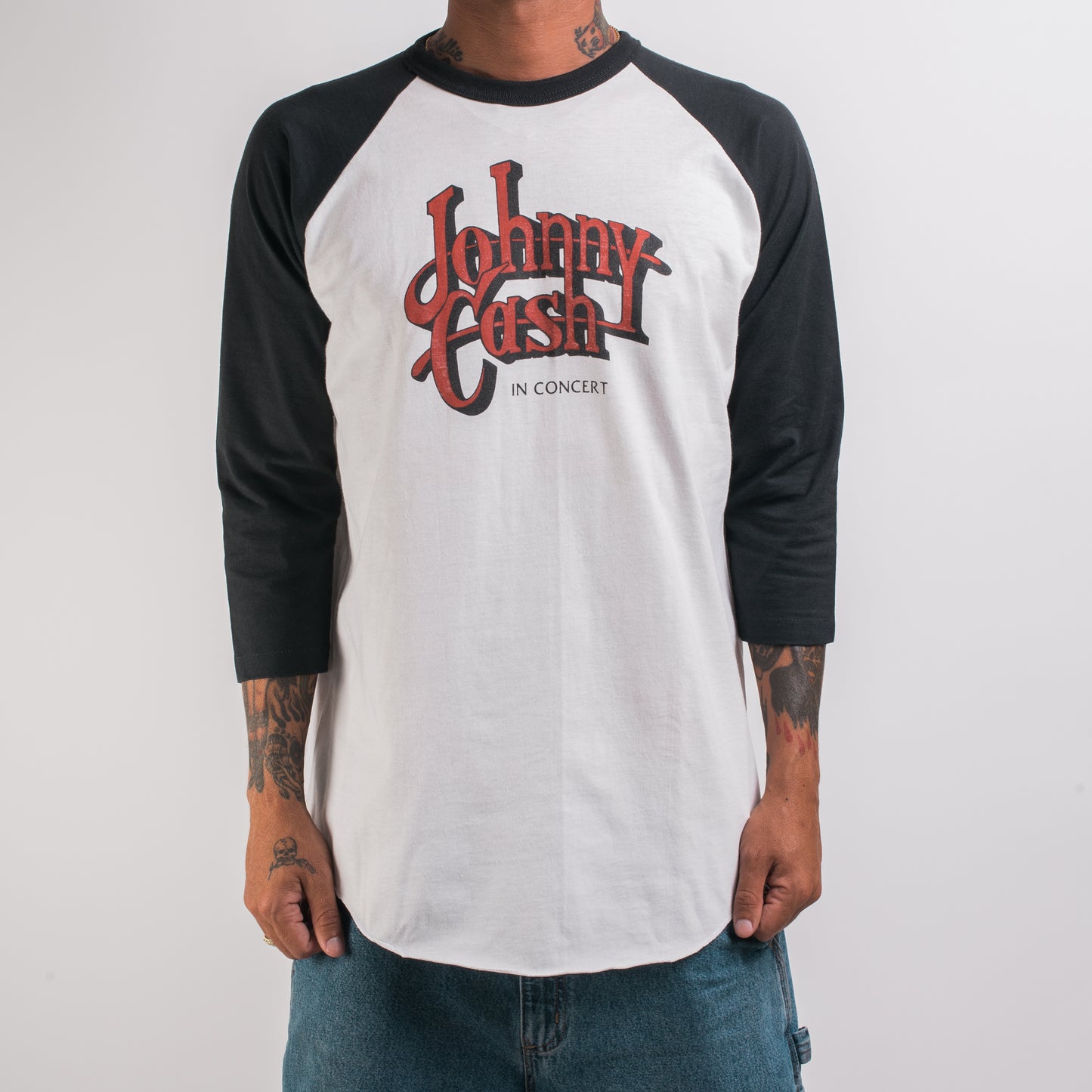 Vintage 80’s Johnny Cash Raglan