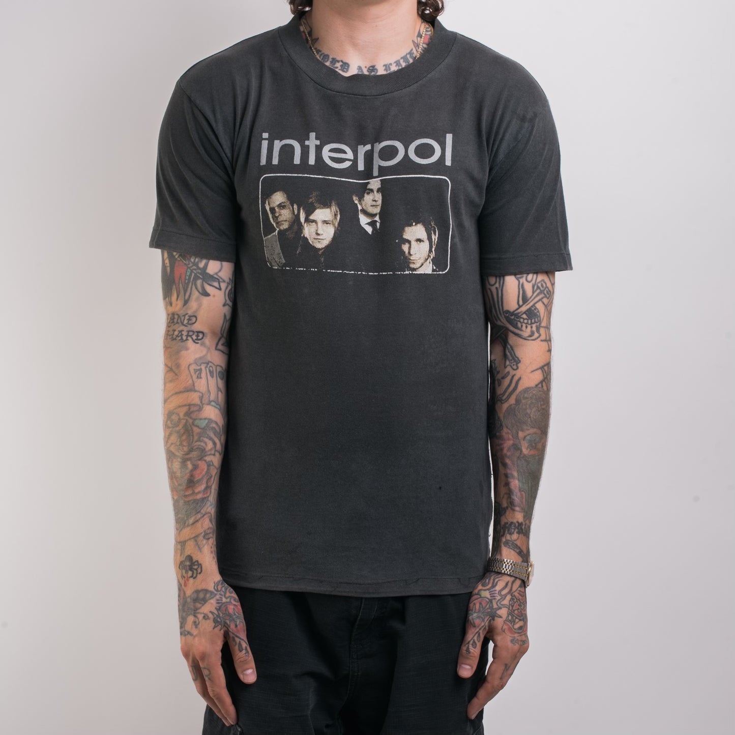 Interpol band top t shirt