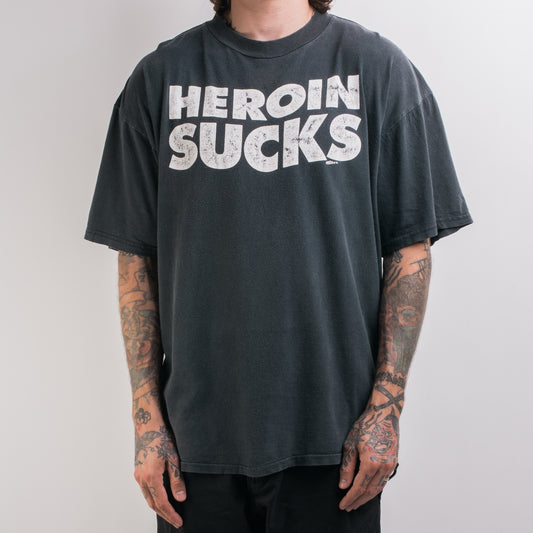 Vintage 90’s Heroin Sucks T-Shirt