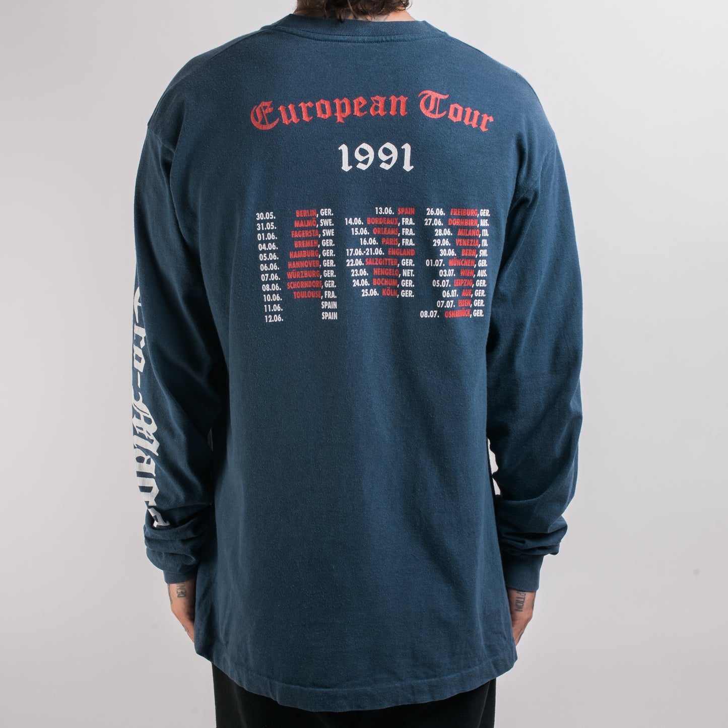 Vintage 1991 Cro-Mags Best Wishes Tour Longsleeve