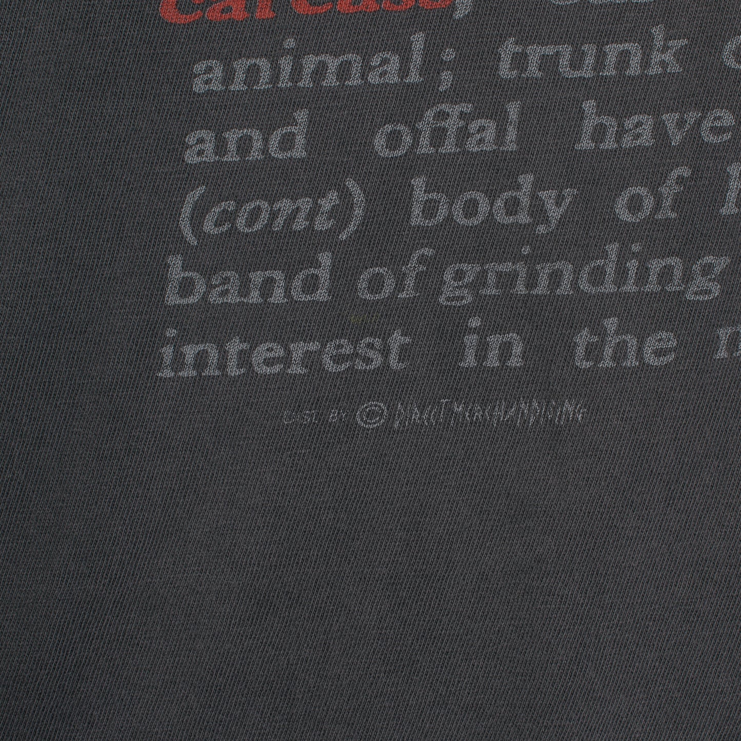 Vintage 90’s Carcass T-Shirt