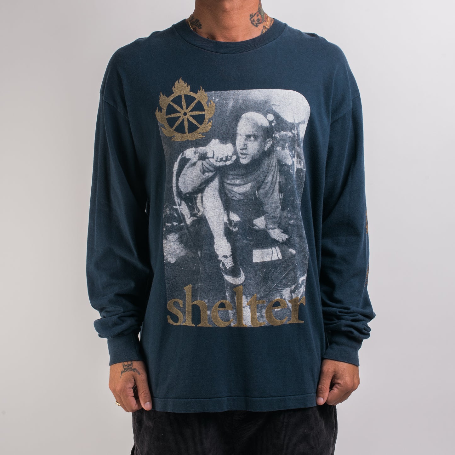 Vintage 90’s Shelter Text 22 Longsleeve
