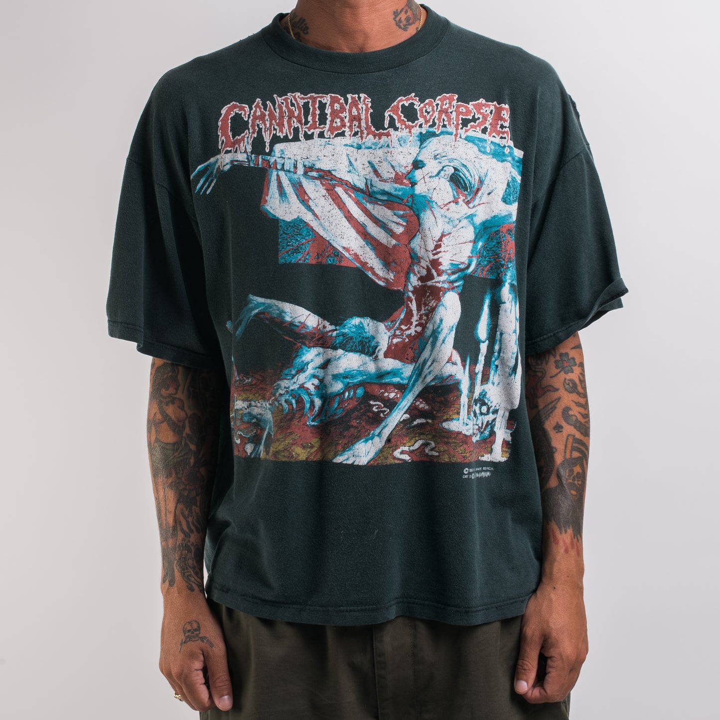 Vintage 1993 Cannibal Corpse Tomb Of The Mutilated Tour T-Shirt – Mills ...