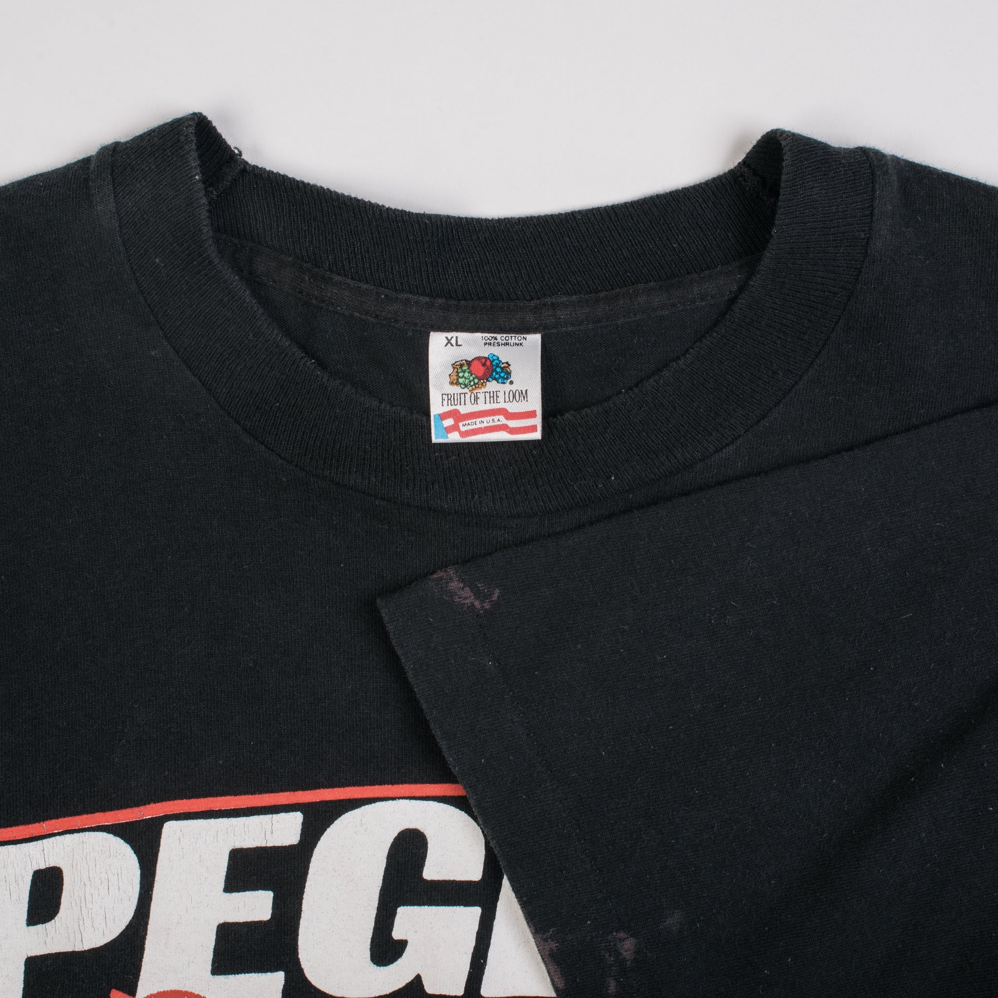 Vintage 90’s Pegboy Strong Reaction Tour T-Shirt – Mills Vintage USA
